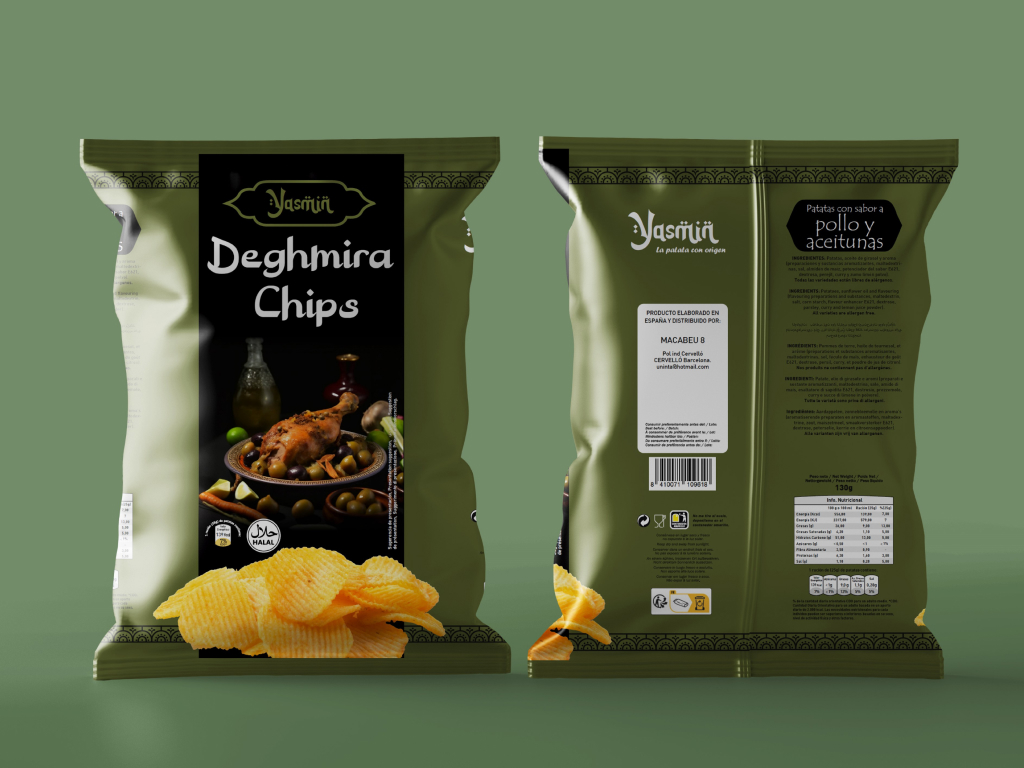 Yasmin Chips - Packaging
