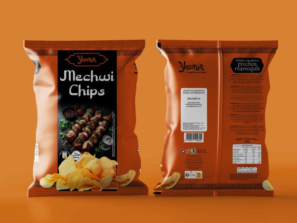 Yasmin Chips - Packaging